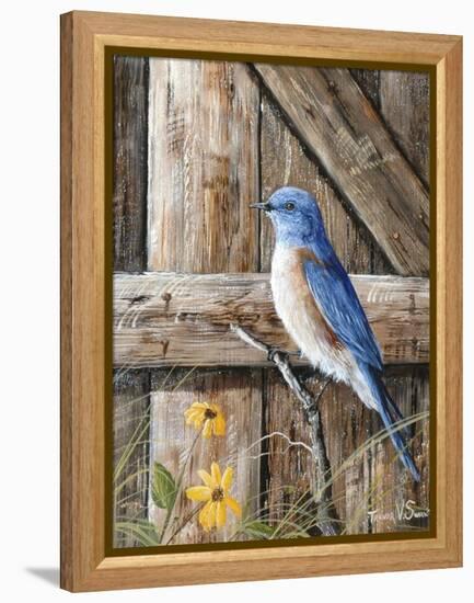 Old Barn Watcher-Trevor V. Swanson-Framed Premier Image Canvas