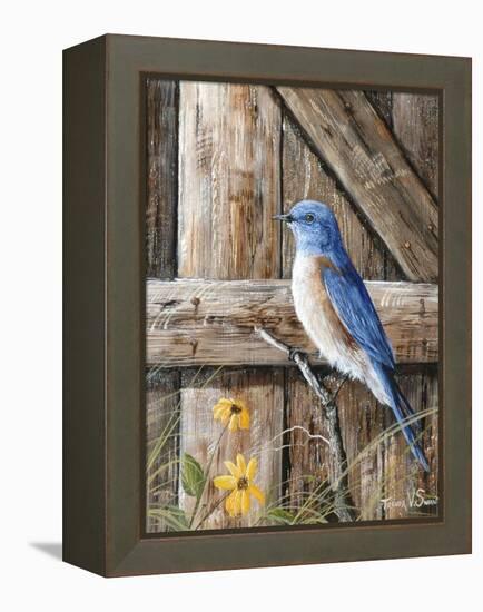 Old Barn Watcher-Trevor V. Swanson-Framed Premier Image Canvas