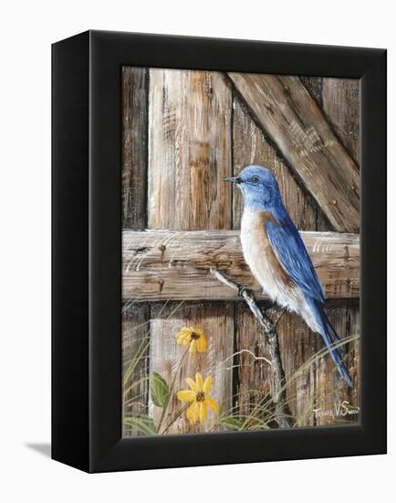 Old Barn Watcher-Trevor V. Swanson-Framed Premier Image Canvas