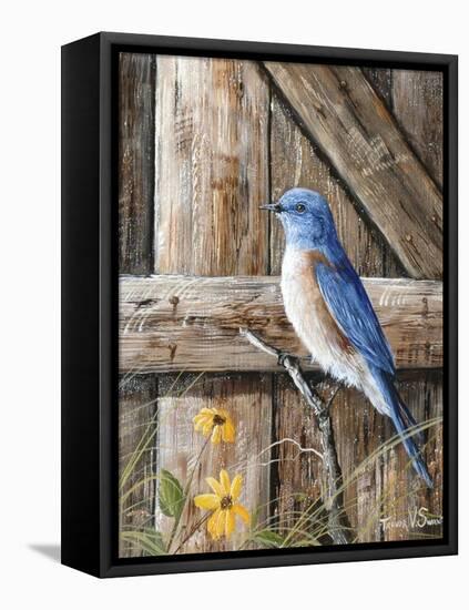 Old Barn Watcher-Trevor V. Swanson-Framed Premier Image Canvas