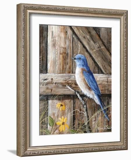 Old Barn Watcher-Trevor V. Swanson-Framed Giclee Print