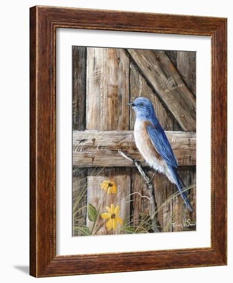 Old Barn Watcher-Trevor V. Swanson-Framed Giclee Print