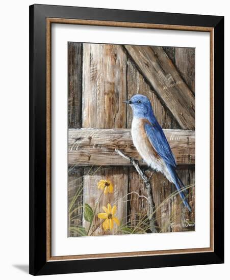 Old Barn Watcher-Trevor V. Swanson-Framed Giclee Print