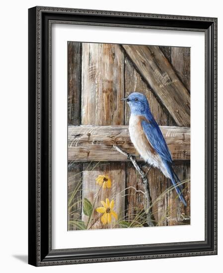 Old Barn Watcher-Trevor V. Swanson-Framed Giclee Print