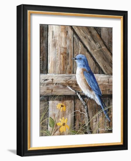 Old Barn Watcher-Trevor V. Swanson-Framed Giclee Print