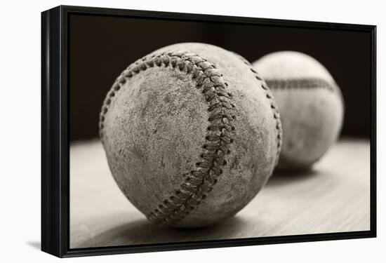 Old Baseballs-Edward M. Fielding-Framed Premier Image Canvas