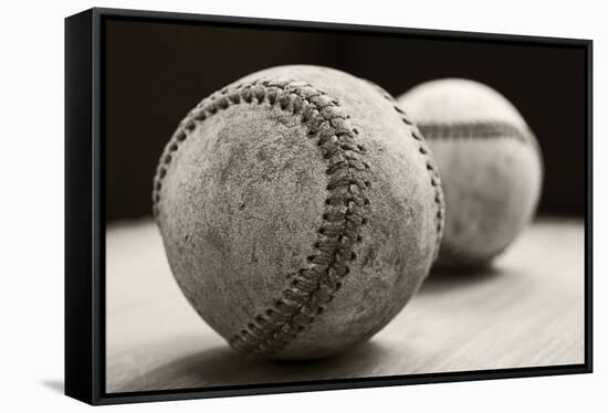 Old Baseballs-Edward M. Fielding-Framed Premier Image Canvas