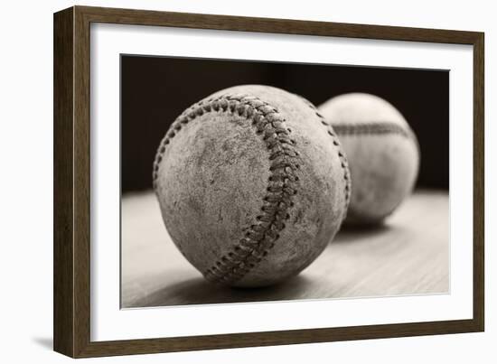 Old Baseballs-Edward M. Fielding-Framed Photographic Print