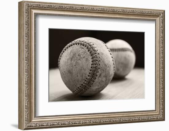 Old Baseballs-Edward M. Fielding-Framed Photographic Print