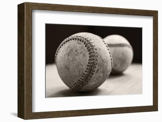 Old Baseballs-Edward M. Fielding-Framed Photographic Print