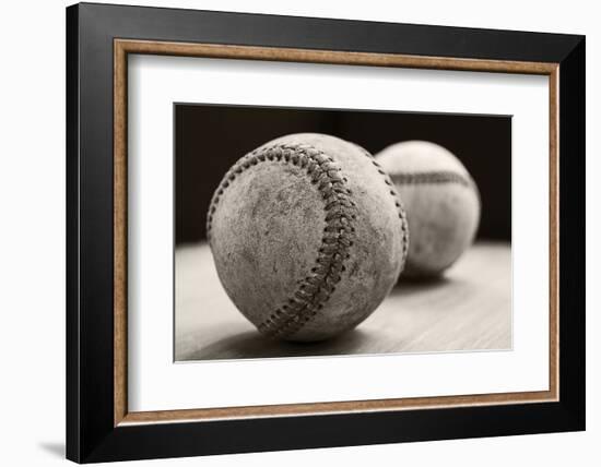 Old Baseballs-Edward M. Fielding-Framed Photographic Print