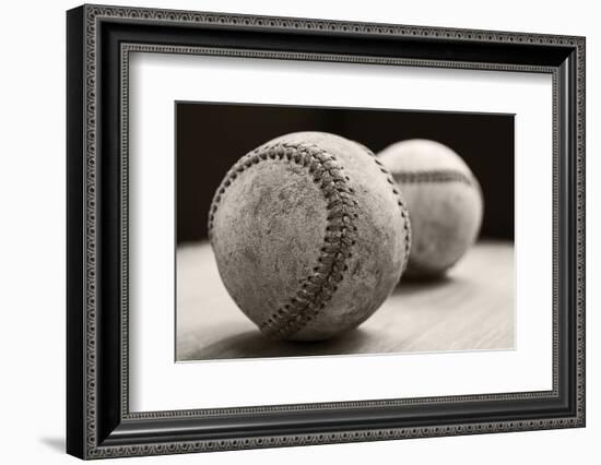 Old Baseballs-Edward M. Fielding-Framed Photographic Print