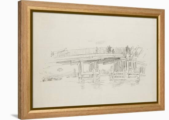 Old Battersea Bridge, 1879, Published 1887-James Abbott McNeill Whistler-Framed Premier Image Canvas