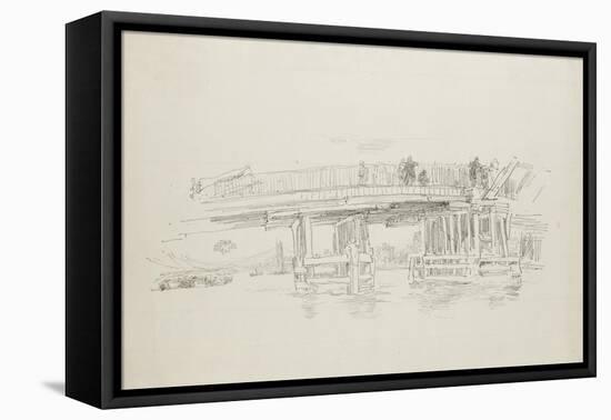 Old Battersea Bridge, 1879, Published 1887-James Abbott McNeill Whistler-Framed Premier Image Canvas