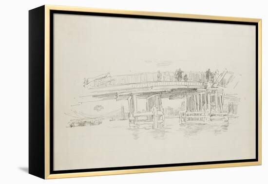 Old Battersea Bridge, 1879, Published 1887-James Abbott McNeill Whistler-Framed Premier Image Canvas