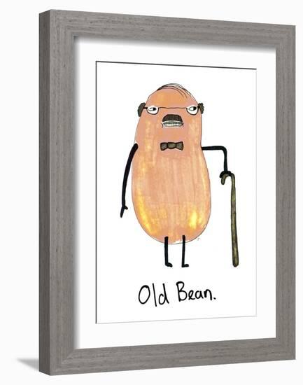 Old Bean-null-Framed Art Print