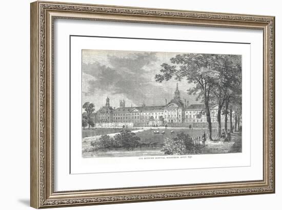 Old Bethlem Hospital. Moorfields About 1750, 1878-Walter Thornbury-Framed Giclee Print