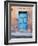 Old Blue Door, San Miguel, Guanajuato State, Mexico-Julie Eggers-Framed Photographic Print