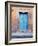 Old Blue Door, San Miguel, Guanajuato State, Mexico-Julie Eggers-Framed Photographic Print