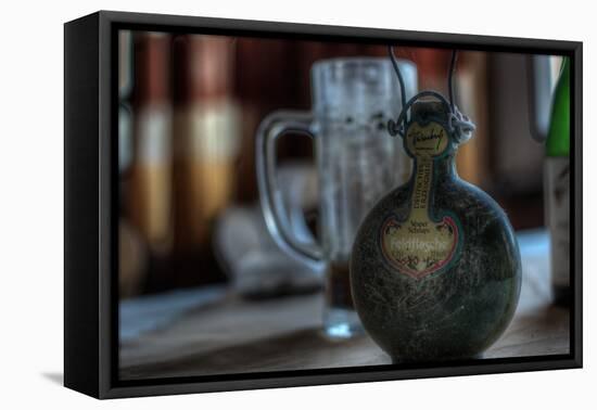 Old Bottle of Schnaps-Nathan Wright-Framed Premier Image Canvas