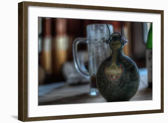 Old Bottle of Schnaps-Nathan Wright-Framed Photographic Print