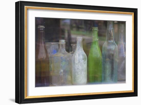 Old Bottles II-Kathy Mahan-Framed Photographic Print