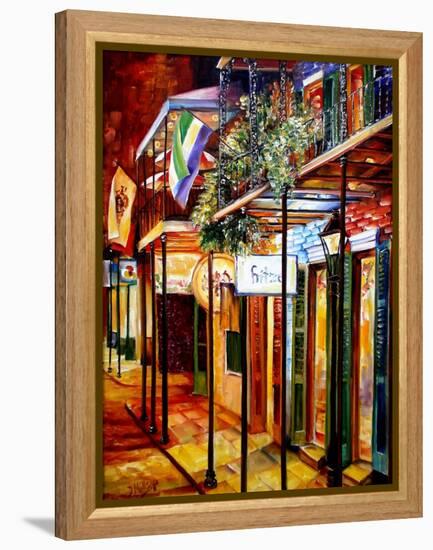 Old Bourbon Street Glow-Diane Millsap-Framed Stretched Canvas