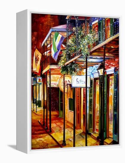 Old Bourbon Street Glow-Diane Millsap-Framed Stretched Canvas