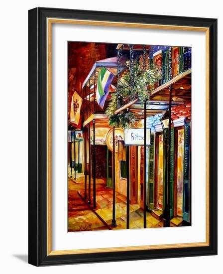 Old Bourbon Street Glow-Diane Millsap-Framed Art Print