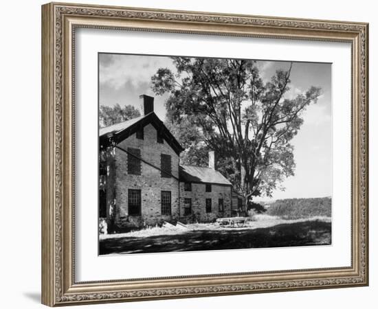 Old Brick Farmhouse-Alfred Eisenstaedt-Framed Photographic Print