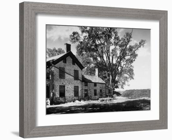 Old Brick Farmhouse-Alfred Eisenstaedt-Framed Photographic Print