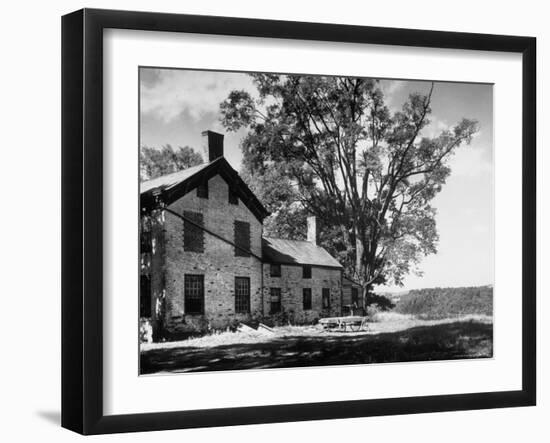 Old Brick Farmhouse-Alfred Eisenstaedt-Framed Photographic Print