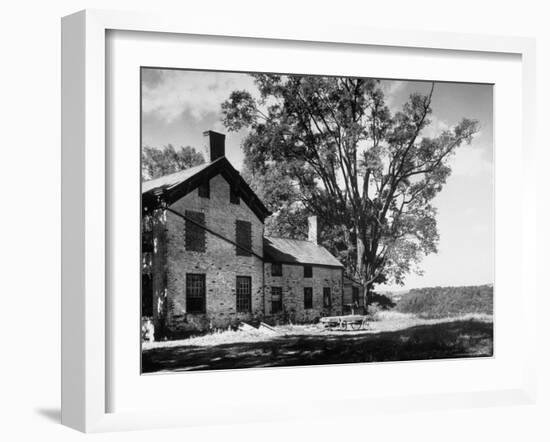 Old Brick Farmhouse-Alfred Eisenstaedt-Framed Photographic Print