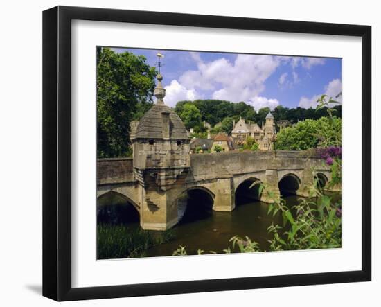 Old Bridge and Bridge Chapel, Bradford-On-Avon, Wiltshire, England, UK, Europe-John Miller-Framed Photographic Print