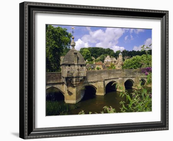 Old Bridge and Bridge Chapel, Bradford-On-Avon, Wiltshire, England, UK, Europe-John Miller-Framed Photographic Print
