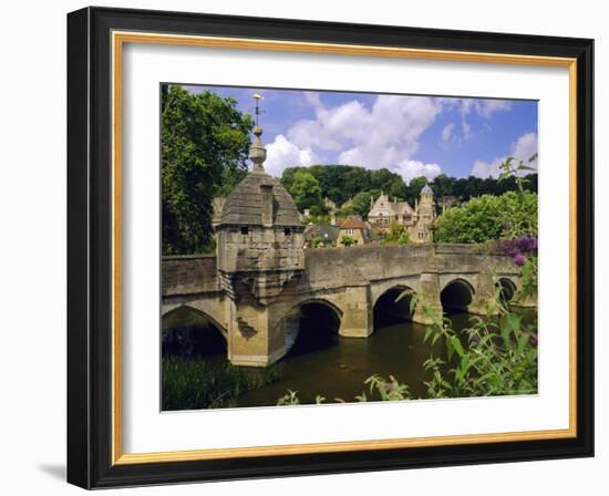 Old Bridge and Bridge Chapel, Bradford-On-Avon, Wiltshire, England, UK, Europe-John Miller-Framed Photographic Print