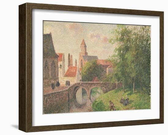 Old Bridge, Bruges-Camille Pissarro-Framed Giclee Print