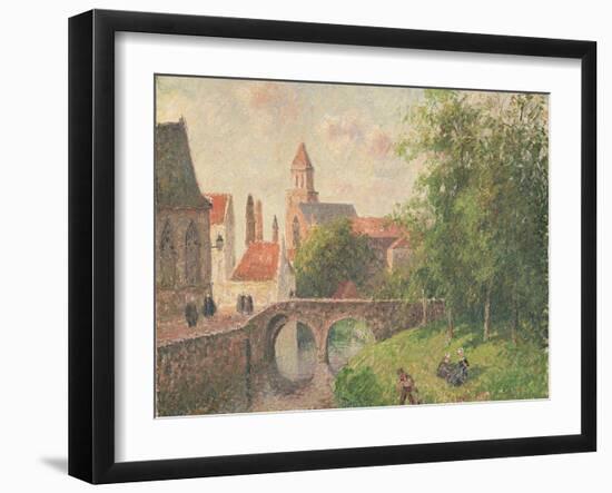 Old Bridge, Bruges-Camille Pissarro-Framed Giclee Print