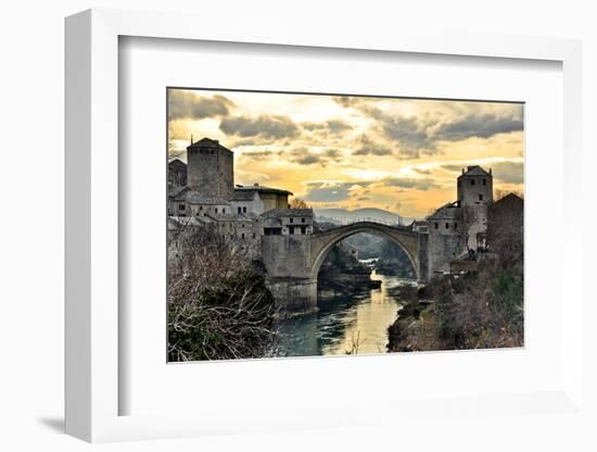 Old Bridge in Mostar-dabldy-Framed Photographic Print