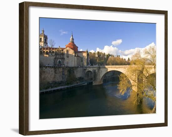 Old Bridge Leading to the Town of Amarante, Portugal, Europe-Michael Runkel-Framed Photographic Print