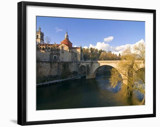 Old Bridge Leading to the Town of Amarante, Portugal, Europe-Michael Runkel-Framed Photographic Print