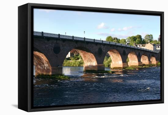 Old Bridge, Perth, Scotland-Peter Thompson-Framed Premier Image Canvas