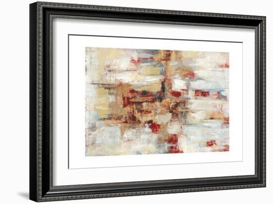 Old Bridge Reminiscence Red-Silvia Vassileva-Framed Art Print