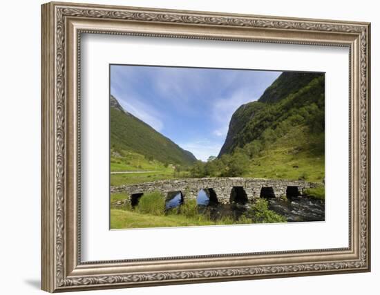 Old Bridge, Ytredalen, Sogn Og Fjordane, Norway, Scandinavia, Europe-Gary Cook-Framed Photographic Print