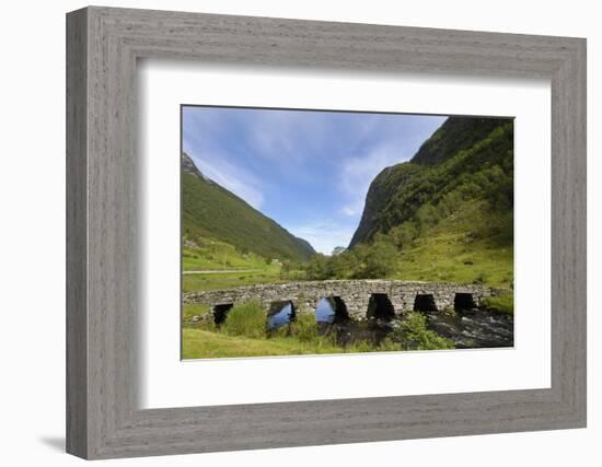 Old Bridge, Ytredalen, Sogn Og Fjordane, Norway, Scandinavia, Europe-Gary Cook-Framed Photographic Print