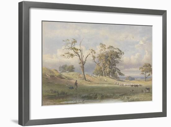 Old British Camp in Bulstrode Park, 1860-George Arthur Fripp-Framed Giclee Print