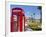 Old British Telephone Call Box at the Cruise Terminal in the Royal Naval Dockyard, Bermuda-Michael DeFreitas-Framed Photographic Print