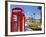 Old British Telephone Call Box at the Cruise Terminal in the Royal Naval Dockyard, Bermuda-Michael DeFreitas-Framed Photographic Print