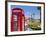 Old British Telephone Call Box at the Cruise Terminal in the Royal Naval Dockyard, Bermuda-Michael DeFreitas-Framed Photographic Print