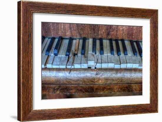 Old Broken Piano-Nathan Wright-Framed Photographic Print